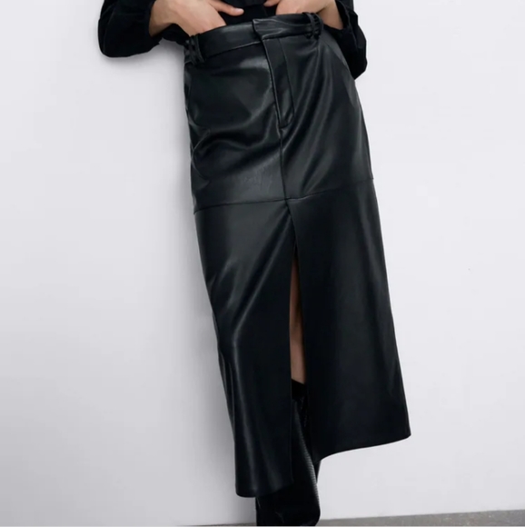 Zara Dresses & Skirts - ZARA faux leather pencil skirt